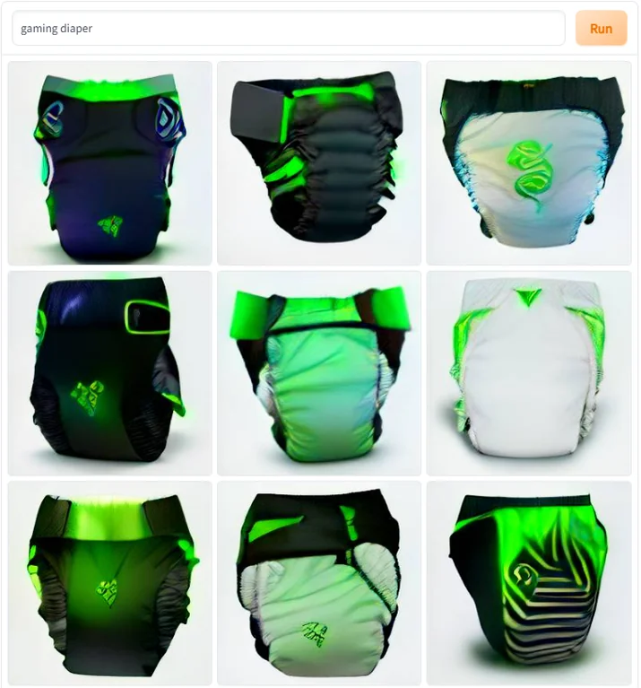 gaming diaper