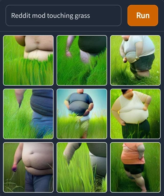 reddit mod touching grass